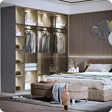 Elegant Wardrobe & Closet Design for Private Residences