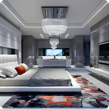 Luxury Bedroom Interior Design for Private Residences