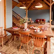 Premium Dining Room Design for Farmhouses