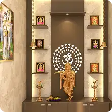 Spiritual Pooja Room Design for Apartments