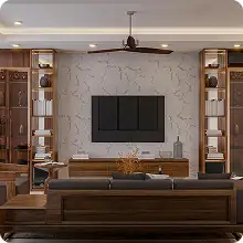 Stylish TV Unit Design for Private Residences