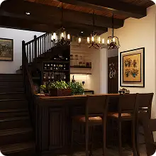 Exclusive Home Bar Design