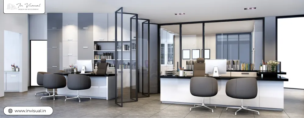 modern office interior design Gujarat